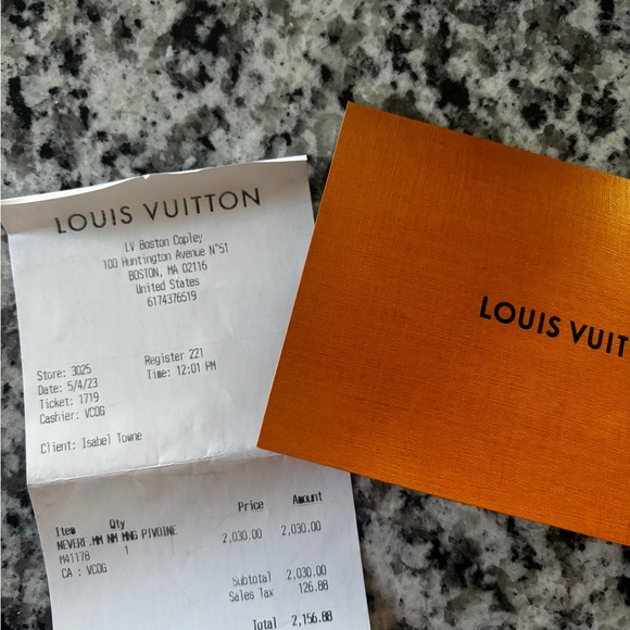 Louis Vuitton Neverfull MM Pouch only - Picture 4 of 5